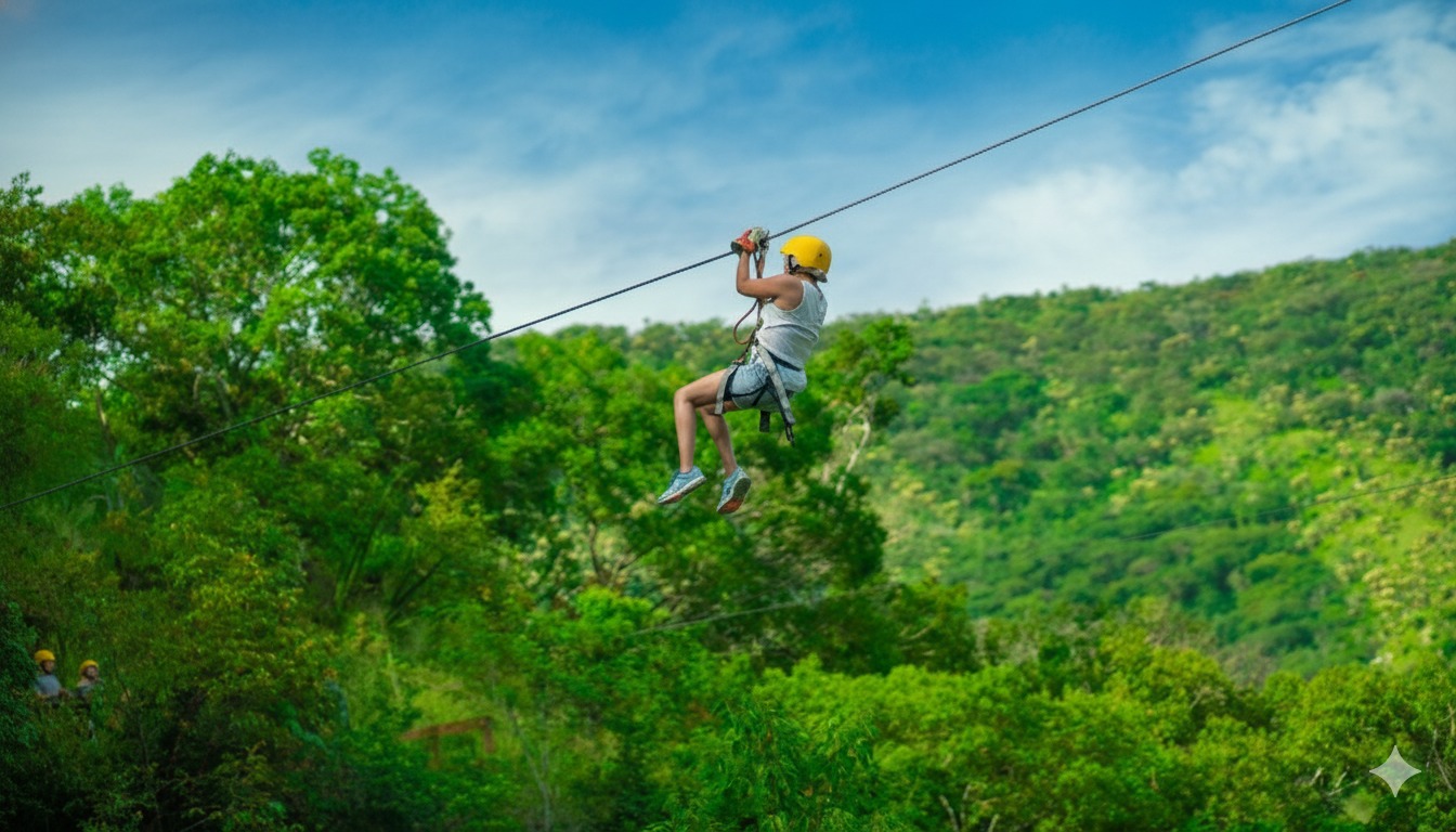 Adventure park setting